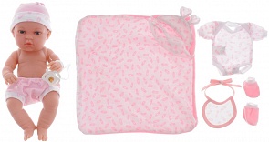 Кукла виниловая из серии Elegance 33 см. с пинетками, одеяльцем, одеждой (Arias, Т11078)